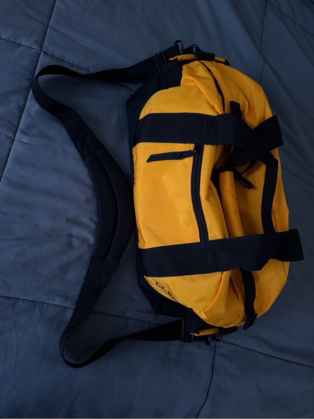 L.L. Bean Adventure Duffle | Small Yellow with arm strap